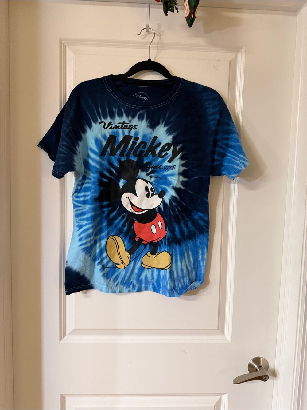 Disney Blue Tie-Dye Mickey Short Sleeve Tee